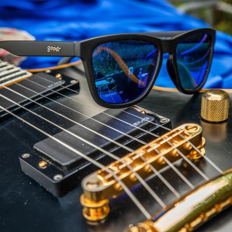 Goodr OG Sunglasses - Costume Accessories, Eyewear, Tourism, Anti-Sleep Glass, Anti-Uv Rays, Sport - Blue, Black, Brown Color