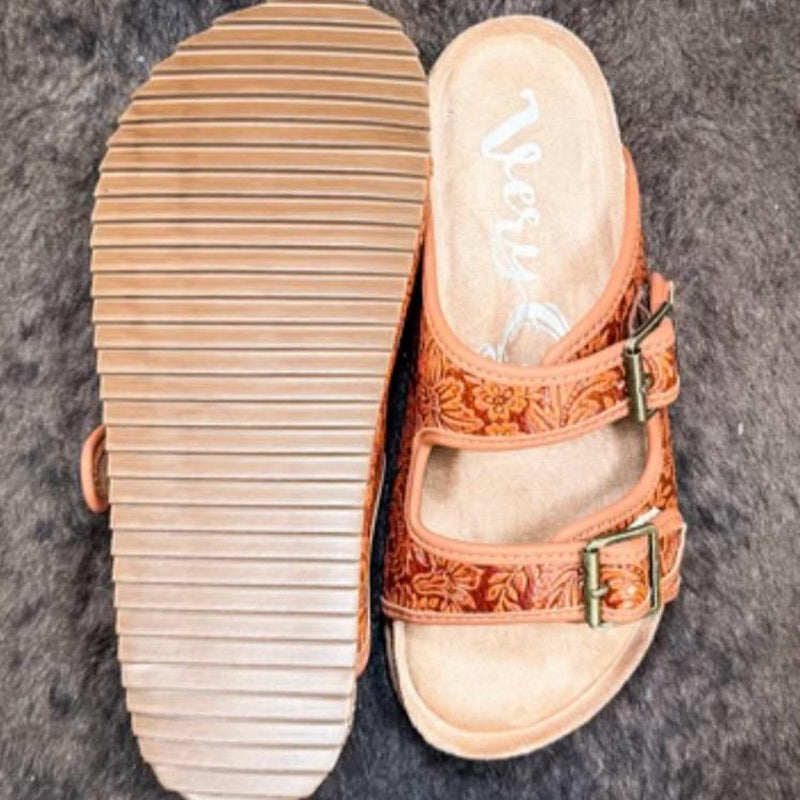 Berry Sandal in Rust by Very G