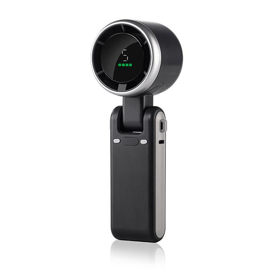 Portable Handheld Turbo Fan, 5 Gear Wind,4000Mah Battery Operated, up to 10 Working Hours, 3 in 1 Hand Fan Rechargeable with Air Turbo Tech Cooling Fan for Outdoor Activities, Travel, Working
