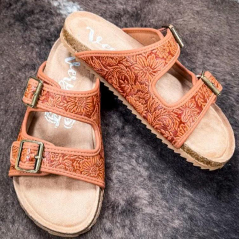 Berry Sandal in Rust by Very G